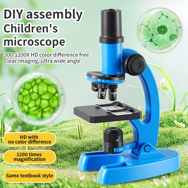 Blue Edition Scientific Experiment Observation HD Microscope